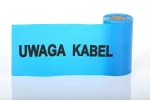 Taśma ostrzegawcza niebieska szer. 40 cm grubość0,50 mm