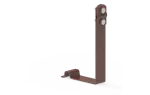 [LA 8017] Uchwyt pod dachówkę z zamkiem Brass / Monza Plus H-150mm