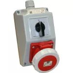 ZESTAW INSTALACYJNY IP67 O-I/16A,2P+PE,DŁAW.M25