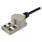 SAI-4-MF 5P PUR 10M Pasywny rozdzielacz czujnik / człon wykonawczy (z przewodem), nr.katalogowy 1804580000