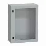 Obudowa, Special CRN, 800x600x300mm, drzwi transparentne, IK08, RAL7035