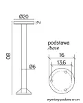 SU-MA lampa stojąca zewnętrzna Rondo II RO-800