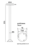 SU-MA lampa stojąca zewnętrzna Rondo II RO-1050