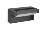 SU-MA kinkiet zewnętrzny LED Rota 10W 720lm 4000K ciemny popiel IP54 RT-K100