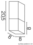 SU-MA plafon zewnętrzny Cube CB-S DG
