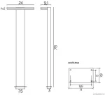 SU-MA lampa stojąca zewnętrzna Fler 17602-780 DG