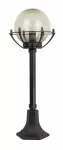 SU-MA lampa stojąca zewnętrzna kule z koszykiem 200 E27 czarny/patyna IP43 K 5002/3/KPO OP