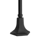 SU-MA lampa stojąca zewnętrzna kule z koszykiem 200 E27 czarny/patyna IP43 K 5002/3/KPO OP