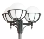SU-MA lampa stojąca zewnętrzna kule z koszykiem 250 OGMWN 3 KPO 250