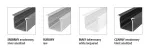Profil aluminiowy L5 biały lakierowany podtynkowy głęboki 2,02 m