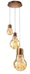 Lampa sufitowa ALTAL 29W brąz