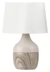4370 Lampka Yvette E-14 / 1x max. 40W beżowy / biały 230V, 50Hz