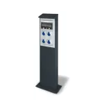 Słupek do rozdzielni ze staly nierdzewnej ,,KIOSK,,
