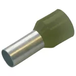 Końcówka tulejkowa izol.   50/25    oliwkow 25szt