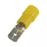 Konektory wsuwki izol. 4,0-6,0/0,8x6,3x0,8 PC żółte 100szt