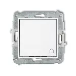 ICON Mechanizm łącznika zwierny dzwonek biały mat