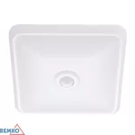 PLAFONIERA LED DORIA 12W 4000K 1000LM IP20 KWADRAT CZ. PIR