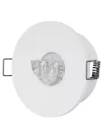 Oprawa AXP IP65/20 ECO LED 1W 125lm (opt. asym.) 1h jednozadaniowa AT biała