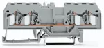4-przewodowa złączka przelotowa 4 mm², żółta 281-668