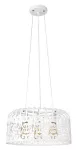 2163 Lampa wisząca Alessandra 3xE-27/60W biel mat 230V, 50Hz