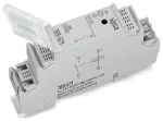 Moduł przekaźnika implusowego, nominalne napięcie wejściowe 230 V AC, 1 zestyk zwierny, graniczny prąd stały 16 A, sygnalizacja statusu czerwony, szerokość 18 mm, 2,50 mm², szary