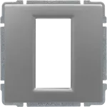 KOS 66 Uchwyt do instalacji modułów 45x22,5 z redukcją ramki ALUMINIUM