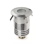 Recessed uplighting IP65-IP67 Gea LED Signaling ø60mm LED 2.2W LED neutral-white 4000K ON-OFF Anodised aluminium 52lm 55-9620-54-T2
