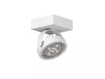 DEDRA D1Sd LED111 stropowy max. 1x20W, G53, 12V/DC, srebrny aluminiowy (mat struktura) RAL 9006