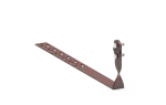 [LA 8017] Uchwyt pod dachówkę z zaczepem skręcony L-450mm; H-100mm