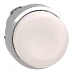 Harmony XB4 Główka przycisku wystającego z samoczynnym powrotem LED biała metalowa