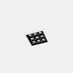 Downlight Bento Standard Square Trim 18.3W LED warm-white 2700K CRI 92 15.8º White Black IP23 1814lm 90-6388-14-60