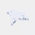White left “T” connector with frame 71-5229-14-00