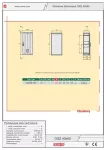 Obudowa poliestrowa - IP44/IP54, IK10, OSZ 40x80 daszek płaski