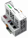 Interfejs sieciowy EtherCAT, switch ID, 100 Mbit/s, diagnostyka, jasnoszary