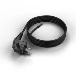 PP-50/3M/3X1/OMY ŻO Przewód przyłączeniowy z wtyczką kątowa UniSCHUKO; 3x1; OMY żo; 3m; czarny