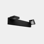 Wall fixture IP66 Modis Optics Double 800mm LED 40.2W LED warm-white 2700K CASAMBI Black 3618lm AS13-37V9F1XB60