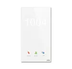 TSN/U.2.1-CG^Pokojowy sensor zewnętrzny z numerem pokoju i portem KNX