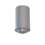 MINIMAL E1 stropowy max.1x60W, E27, 230V, srebrny aluminiowy (mat struktura) RAL 9006