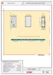 Obudowa poliestrowa - IP44/IP54, IK10, OSZ 40x60 daszek płaski