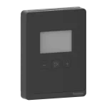 SLP, zadajnik z czujnikiem temp, wyświetlacz LCD i przyciski, BACnet/Modbus, czarny