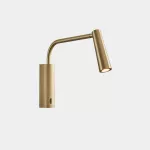 Reading lights Gamma Extend LED 3.2W LED warm-white 2700K ON-OFF Matte gold 137lm 05-8339-DN-DN