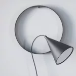 RIM A1 kinkiet LED 6W/582lm/3000K, 230V, czarny głęboki (mat struktura) RAL 9005