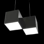 Oprawa NOISE DIAGON LED zw ED DALI 700lm/840 PLX czarny połysk 9 W