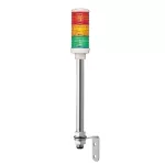 Kolumna świetlna ROG, 60 mm, montaż na rurze, stabilna, bez brzęczka, IP23, 24 V AC DC Harmony XVC