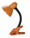 4258 Lampka Dennis na klipsie E27/40W pomarańczowa 230V, 50Hz
