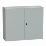 PanelSeT Obudowa wisząca S3D drzwi podwójne z płytą montażową ocynkowaną IP55 1000x 1200x 400mm