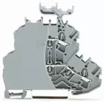 Złączka dwupiętrowa przelotowa/przelotowa, szara 2002-2232/099-000