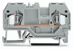 2-przewodowa złączka przelotowa 4 mm², pomarańczowa 281-902