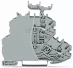 Złączka dwupiętrowa przelotowa/przelotowa, szara 2000-2233/099-000