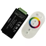 STEROWNIK RGB DOTYKOWY 18A - biały pilot (RF)